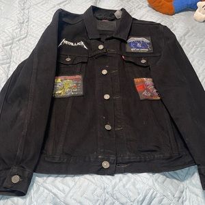 Vintage Metallica custom made Levi’s jean jacket in size XL.